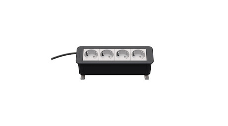Kindermann CablePort Office desk 4-fach 4 x Strom
