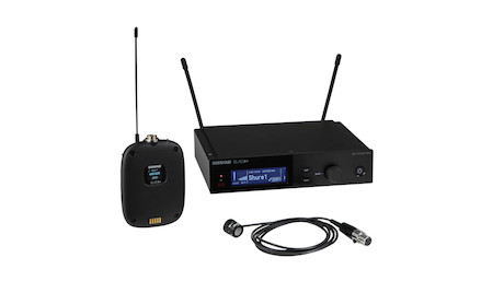 Shure SLXD14+/85M Digitales Drahtlossystem mit Taschensender und WL185m Lavaliermikrofon, Frequenzba
