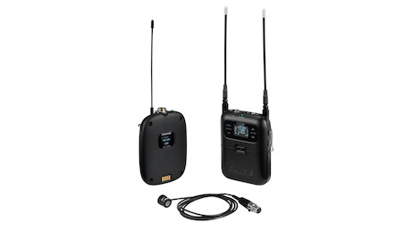 Shure SLXD15+/85M mobiles digitales Drahtlossystem inkl. WL185m Lavaliermikrofon, Frequenzband: G65
