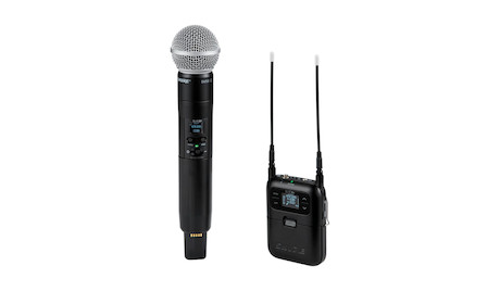 Shure SLXD25+/58 mobiles digitales Drahtlossystem mit SM58® Handsender, Frequenzband: G65