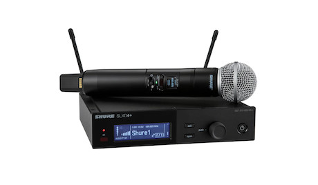 Shure SLXD24+/58 Digitales Drahtlossystem mit SM58® Handsender (dynamisch, Nierencharakteristik), Fr