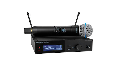Shure SLXD24+/B58 Digitales Drahtlossystem mit Beta® 58A Handsender (dynamisch, Supernierencharakter