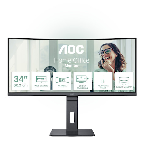 AOC CU34P3CV 34" WQHD gekrümmter VA-Monitor - Demoware