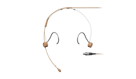 Shure TH53 TwinPlex™ Subminiatur-Headset - mit LEMO3 Stecker, Farbe: Kakao