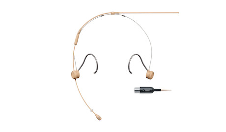 Shure TH53 TwinPlex™ Subminiatur-Headset mit MTQG Stecker, Farbe: Beige