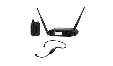 Shure GLXD+ digitales Headset-Funksystem mit PGA31 Headset-Mikrofon, EU, Frequenzversion: Z4