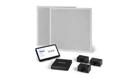 Shure IntelliMix™ Room Kit 80 IMXRK80Z mit Zoom-Zertifizierung, zwei Mikrofonen und Multi-Kamera-Sys