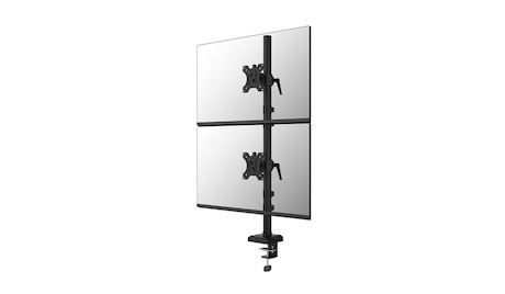 Neomounts DS60-600BL2V Monitorarm für zwei Monitore bis zu 32 Zoll