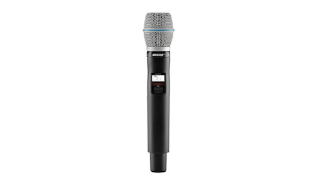 Shure QLXD2 Handsender mit Beta 87C Mikrofonkapsel, Frequenzband: S50