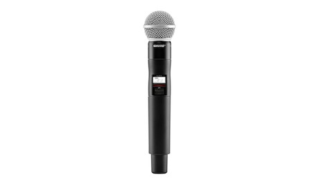 Shure QLXD2 Handsender mit SM86 Mikrofonkapsel, Frequenzband: H51