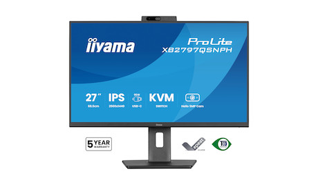 Iiyama 27" XB2797QSNPH-B1 16 9 HDMI+DP+2xUSB-C - Flachbildschirm (TFT/LCD) - 27"