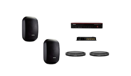 Biamp MRB-L-X400-T-MASK6C Konferenzraum-Audio-Bundle