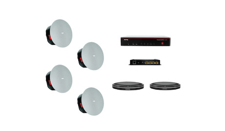 Biamp MRB-L-X400-T - incl C-IC6 Konferenzraum-Audio-Bundle