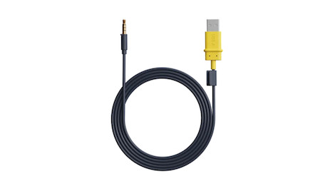 Logitech Zone Learn USB-A zu 3,5mm Aux Kabel für das Logitech Zone Learn Headset