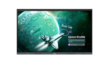 BenQ RE6505 Essential Serie 65" interaktives Display der Core-Plus-Klasse mit KI-Tools für Bildungse