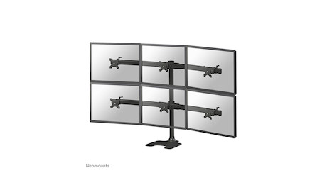 Neomounts FPMA-D700DD6 Monitor-Ständer 10-27" - Freistehend/Grommet - 8 kg - 25,4 cm (10") - 68,6 cm