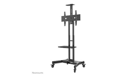 Neomounts NM-M1700BLACK TV-Trolley 32-75" - Schwarz - Fester Bodenständer - Stahl - 50 kg - 81,3 cm