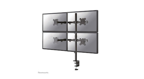 Neomounts FPMA-D550D4BLACK Monitorarm 13-32" - Klemme/Durchführung - 6 kg - 33 cm (13") - 81,3 cm (3