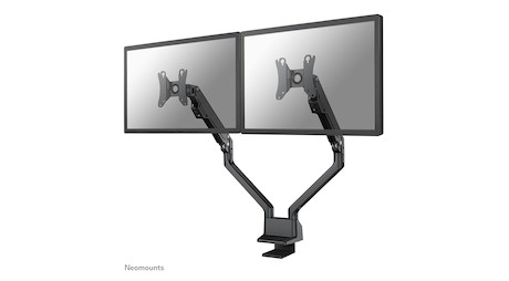 Neomounts FPMA-D750DBLACK2 Monitorarm 10-32" - Gasfeder - Topfix - 180°-Stopp - Klemme/Durchführung