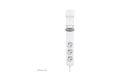 Neomounts VOLT Desk Clamp socket with Quick-charge USB Ports clamp 0-50mm 3x type-F 230V
