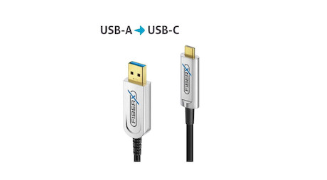 PureLink FX-I630-007 USB 3.2 Gen2x1 USB-C / USB-A AOC Glasfaserkabel, 7m