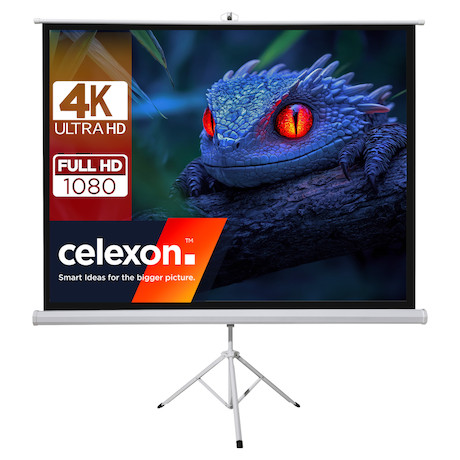 celexon basic line Stativleinwand 200 x 200cm,Leinwand Format 1:1