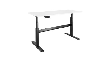 celexon höhenverstellbarer Schreibtisch eAdjust - schwarz - inkl. Platte 175 x 75 cm