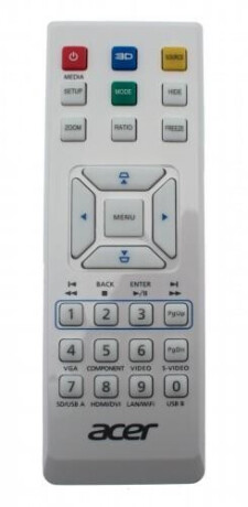 Acer MC.JK211.007 Fernbedienung für H6517ST, H7550ST, S1385WHNE, U5220, U5320W, X123PH, X133PWH, P11
