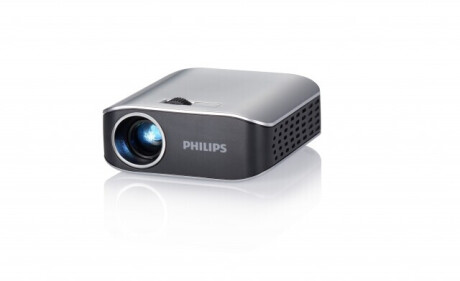 PHILIPS PicoPix 2055 Mini Beamer mit 55 ANSI-Lumen und WVGA Auflösung