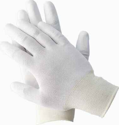 Strickhandschuhe zum Lampen- und Objektivwechsel Fingerkuppen mit PU-Beschichtung