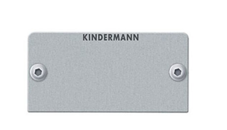 Kindermann Blindblende Halbblende 50 x 50 mm Edelstahl