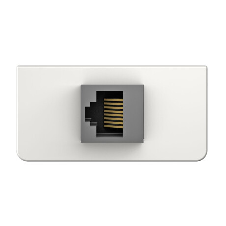 Kindermann Konnect design click Cat-6 (RJ45), Anschlussblende mit Kabelpeitsche