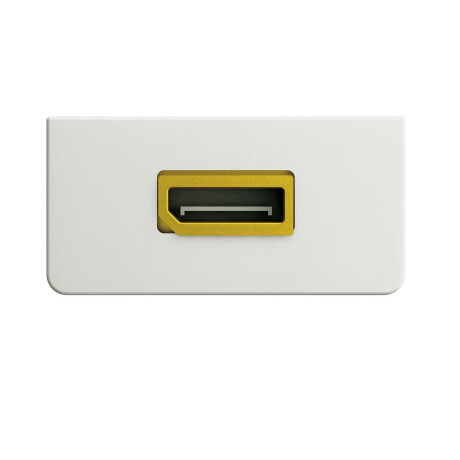 Kindermann Konnect design click DisplayPort, Anschlussblende mit Kabelpeitsche, Frontabdeckung aus K