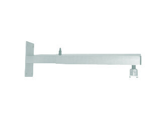 PeTa Wandhalterung Standard, vario Länge 100-150cm, weiß