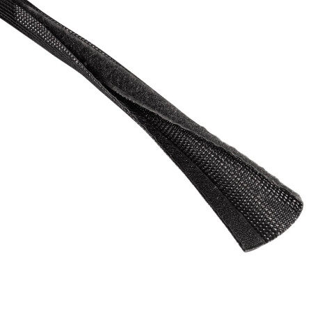 Hama Kabelbündel-Gewebeschlauch "Easy Flexwrap", 1,8 m, Schwarz