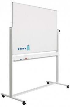 Smit Visual Drehtafel RC alu 10mm, emailstahl weiss/weiss, 100x150cm