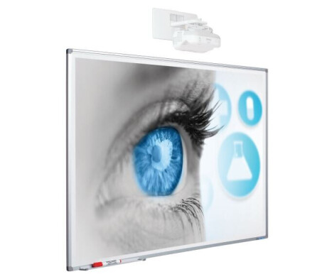 Smit Beschreibbare Projektionstafel, Softline Profil 120 x 230 cm