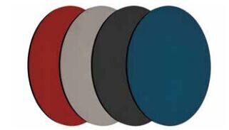 Smit Visual Shapes Pin Panel bulletin, Round, orange 1 Stück