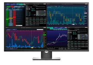 Dell P4317Q 43" LCD Monitor mit 4K und 8ms Reaktionszeit