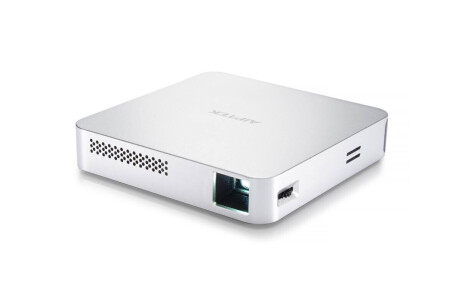 Aiptek MobileCinema i70 Mini Beamer mit 70 ANSI-Lumen und WVGA