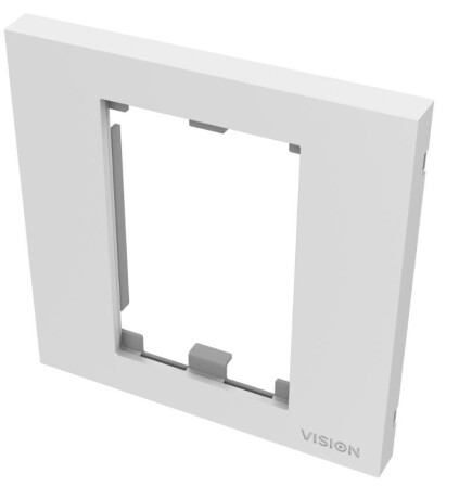 Vision TC3 SURR1G 1-fach Rahmen, weiß