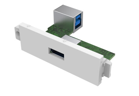 VISION TechConnect 3 USB-a module - modulares Faceplate-Snap-In