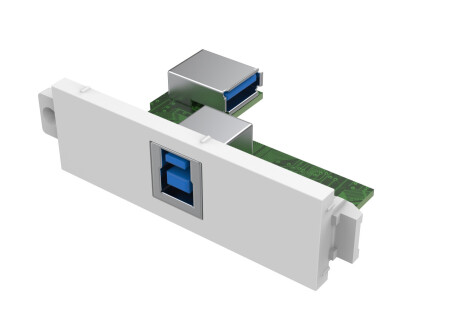 VISION TechConnect 3 USB-b module - modulares Faceplate-Snap-In