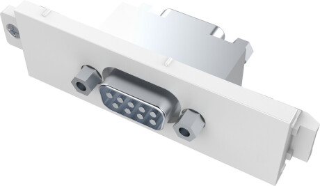 VISION TechConnect 3 Serial Male module - modulares Faceplate-Snap-In