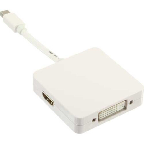 InLine Mini DisplayPort zu HDMI/DVI/DisplayPort Adapterkabel, weiß