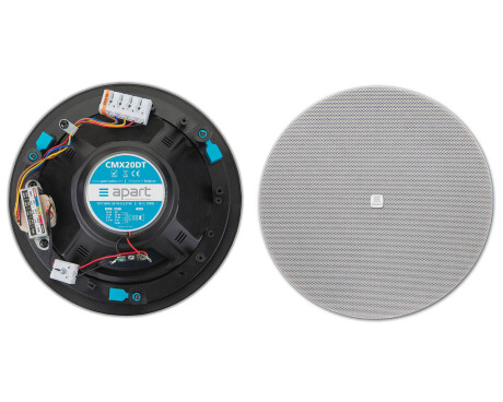 Apart CMX20DT 8" 100V 2-Wege Design-Einbaulautsprecher, weiß