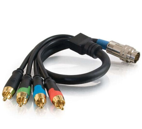 RapidRun® RCA Component Video + S/PDIF Digital Audio Flying Lead - 0.5m