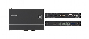 Kramer SID-X1N 4-Eingang Multi-Format-Video über Twisted Pair Übertrager und Step-In Modul