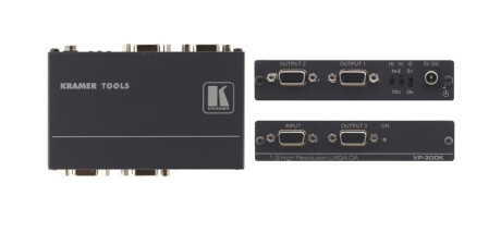 Kramer VP-300K 1:3 UXGA-Verteilverstärker mit Kr-isp® Sync-Bearbeitung