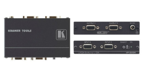 Kramer 2x1 Video & Stereoton Automatik-Umschalter